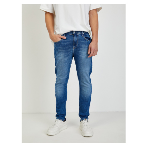 Modré pánské skinny fit džíny Calvin Klein Jeans