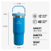 STANLEY The IceFlow™ Flip Straw Tumbler 890 ml Azure