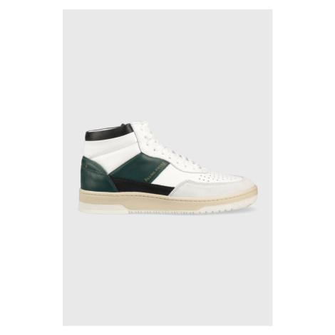 Kožené sneakers boty Filling Pieces Mid Ace Spin zelená barva, 55333491926