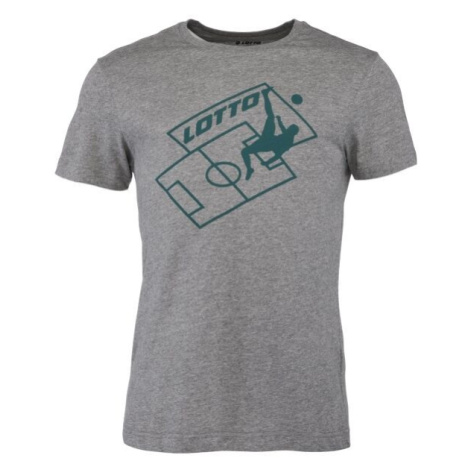 Lotto SOCCER CLUB II TEE Pánské tričko, šedá, velikost