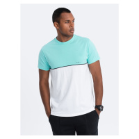 Pánské dvoubarevné bavlněné tričko V2 - ESPIR