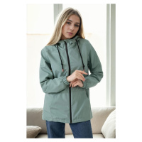 53121 Dewberry Hooded Women Raincoat-MINT