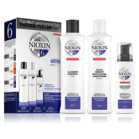 Nioxin System 6 Color Safe Chemically Treated Hair dárková sada pro řídnoucí vlasy 3 ks