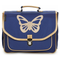 CARAMEL & CIE CARTABLE 38 CM PAPILLON BLEU Modrá