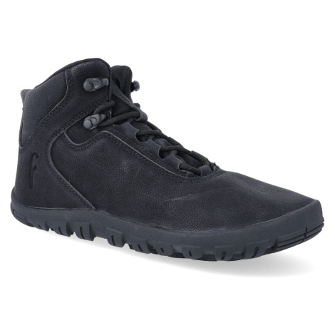 Barefoot kotníková obuv Freet - Tundra Black vegan černá