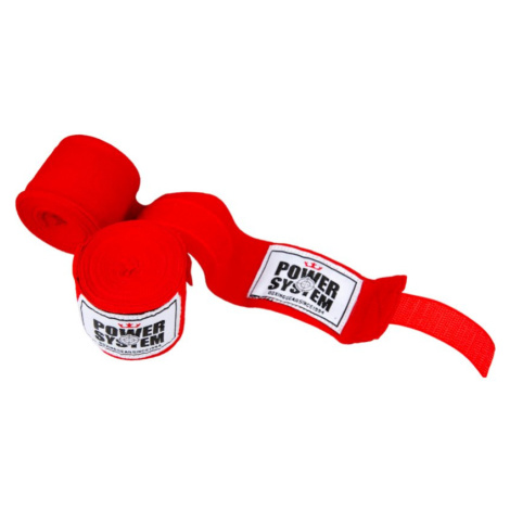 Power System Boxing Wraps boxerské bandáže barva Red 1 ks