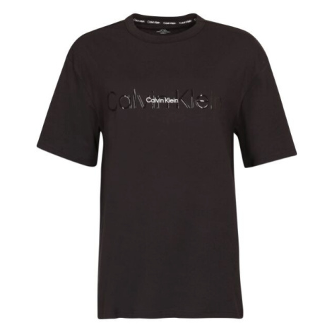 Calvin Klein EMBOSSED ICON LOUNGE Dámské tričko, černá, velikost