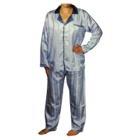 Gorra Satin pánské pyžamo K150814 světle modrá