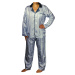 Gorra Satin pánské pyžamo K150814 světle modrá