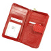 Luxusní dámská kožená peněženka Gregorio Sarabia, červená