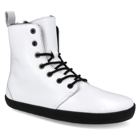 Barefoot dámské zimní boty Aylla - Chiri černobílé Aylla Shoes
