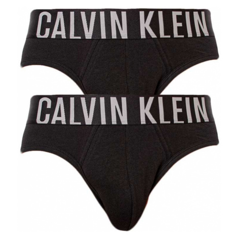 2PACK pánské slipy Calvin Klein černé (NB2601A-UB1)