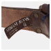 Armani Jeans Pánský hnědý kožený pásek Armani