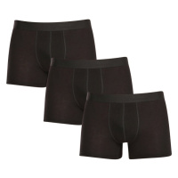 Nedeto 3PACK pánské boxerky nadrozměr černé 8XL