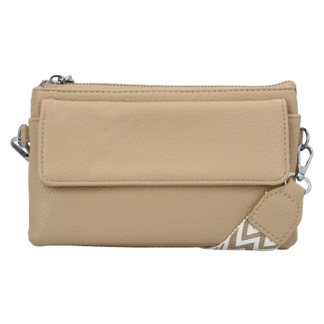 Trendy dámská crossbody kabelka Santiana, khaki MaxFly