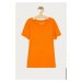 Tričko Guess dámské, oranžová barva