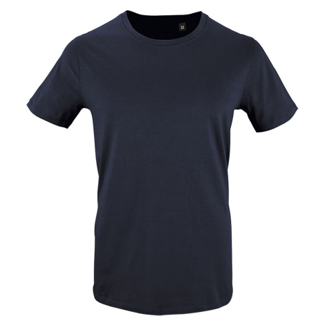 SOĽS Milo Pánské triko - organická bavlna SL02076 Námořní modrá SOL'S