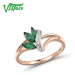 Zlatý prsten zelená kytice Listese