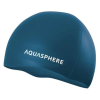 Aqua Sphere Plain silicone cap, zelená/bílá