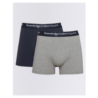 Knowledge Cotton 2-Pack Underwear 1012 Grey Melange