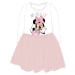 Minnie Mouse - licence Dívčí šaty - Minnie Mouse 5223B217, bílá / růžová Barva: Bílá