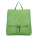 Stylový dámský koženkový kabelko-batoh Octavius, zelený