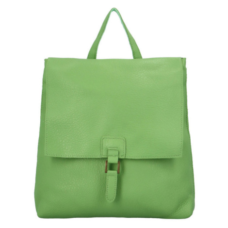Stylový dámský koženkový kabelko-batoh Octavius, zelený MaxFly