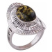 AutorskeSperky.com - Stříbrný prsten s jantarem - S334