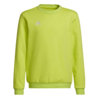 adidas ENTRADA 22 SWEATSHIRT Chlapecká mikina, světle zelená, velikost