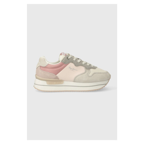 Sneakers boty Pepe Jeans PLS40003 růžová barva, RUSPER JELLY