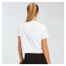 MP dámské zkrácené tričko s krátkým rukávem Essentials – Bílé