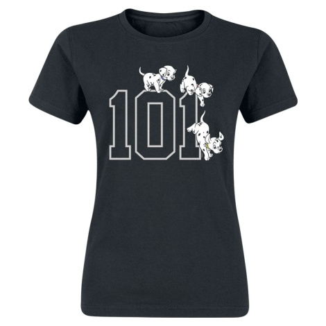 101 dalmatinů 101 dalmatinů Dámské tričko černá