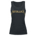 Metallica Hetfield Iron Cross Guitar Dámský top černá