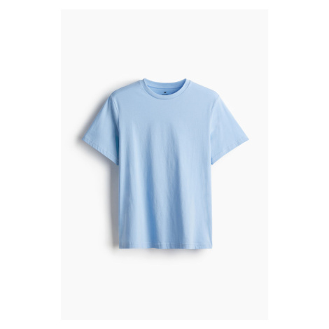 H & M - Tričko Regular Fit - modrá H&M