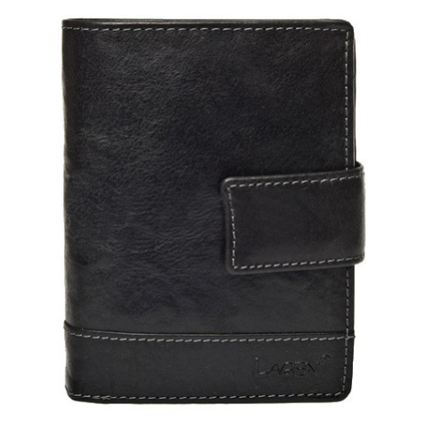 Lagen Pánská kožená peněženka V-227/T černá