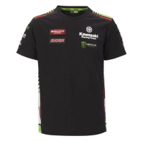 Kawasaki Pánské tričko Kawasaki Racing Team WSBK 2022 - černá