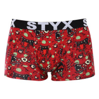 Styx Pánské boxerky art sportovní guma nadrozměr zombie 4XL