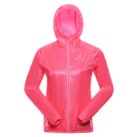 Dámská ultralehká bunda s impregnací ALPINE PRO BIKA neon knockout pink