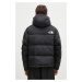 Péřová bunda The North Face Hmlyn Baltoro Jacket pánská, černá barva, zimní, NF0A832G4H01