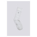 PONOŽKY GANT RIB DIAMOND G SOCKS LIGHT GREY MELANGE