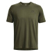 Under Armour RUSH ENERGY Pánské sportovní tričko, khaki, velikost