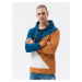 Pánská mikina Ombre Hoodie B1050-1 Modrá