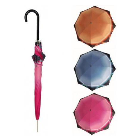 Dámský deštník Doppler Lang Carbonsteel CROSS OVER růžová 714765CO03