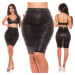 Oh La La!Sexy Koucla WetLook PencilSkirt withZiPP