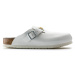 Birkenstock Boston ESD Natural Leather Narrow Fit