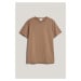 TRIČKO GANT SLIM SHIELD SS T-SHIRT WARM KHAKI