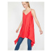 Koton Women's Red V-neck Tunic