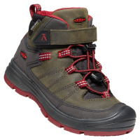 Dětské boty Keen Redwood MID WP C Dětské velikosti bot: / Barva: červená/šedá