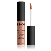 NYX Professional Makeup Soft Matte Lip Cream lehká tekutá matná rtěnka odstín 04 London 8 ml