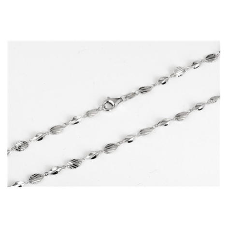 Dámský stříbrný článkový náhrdelník 45 cm STNAH085F Veroma
